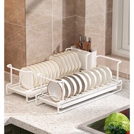 Narrow Window Sill Kitchen Cabinet Dish Rack Kitchen Countertop Commodity Shelf Cupboard Plate Storage Cupboard Draining