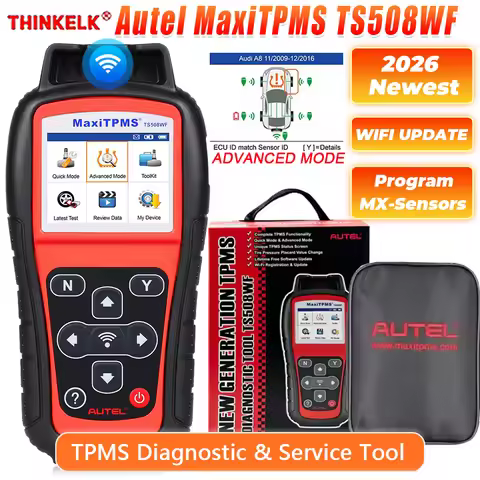 2026 Autel MaxiTPMS TS508WF TS508 WiFi TPMS Diagnostic Service Tool Program MX-sensors Tire Repair P