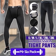 (S - 3XL) Cool Unisex Legging Tight Gym Running Football Sportwear Quick-Drying Long Sport Pants Sel