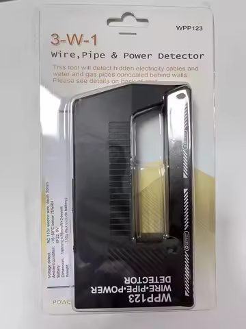 WPP123 Wall Scanner, High Sensitivity Metal AC Wire Detector