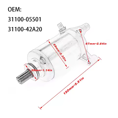 Motorcycle Starter Motor for Suzuki DR200 DR200S DR200SE DR 200 SE DF125 DF200 DR125E GZ 125 Maraude