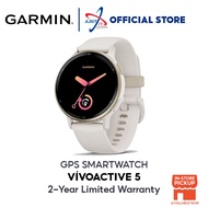 GARMIN VIVOACTIVE 5 GPS SMARTWATCH WITH AMOLED DISPLAY - IVORY (GA-010-02862-51)