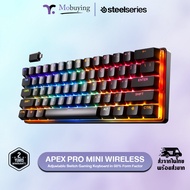 คีย์บอร์ด SteelSeries Apex Pro Mini Wireless [US] คีย์บอร์ดเกมมิ่ง เทคโนโลยีไร้สาย Quantum 2.0 Wirel