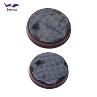 Simhoa 1/64 Figure Display Base, Car Display Scene, Miniature Scene Platform, 1:64 Diorama Base for 