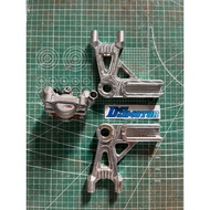 CUSTOM CALIPER BRACKET KTM MINI 81 8.1 accosato 2P 2piston REAR NINJARR NINJAR NINASS NINJA RR SS R 