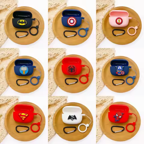 Suitable for JBL Wave 200 Tws Spider Man Headphone Protective Cover, Suitable for JBL Beam Scratch R