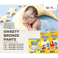 Pampers SWEETY BRONZE PANTS S36/M32/L28/XL26