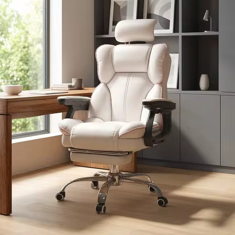 Ergonomic Chair PU Leather Computer Gaming Chairs Executive Gamer Chair Adjustable High Back Office 
