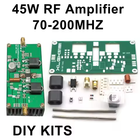 70-200M 45W VHF FM RF Power Amplifier KITS 45W ClassAB Linear Amplifiers FOR HAM Radio Walkie-talkie