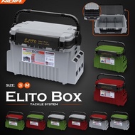 New ELITO TACKLE BOX L dan 12L BOX PANCING BOX UMPAN PANCING TERLARIS