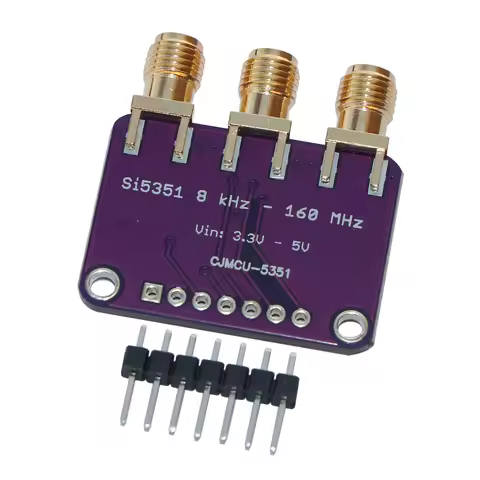 Si5351A SI5351 Clock Signal Generator Module High Frequency Signal Square Wave Frequency Generator