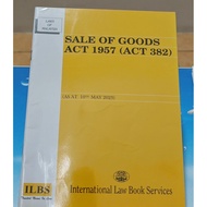Sale of Goods Act, Hire Purchase Act, Contracts Act, Consumer Protection Act (Preloved Book)