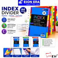Uni Index Divider A4 (Paper) Colour Index Divider / File Filing Separator (Uni Paper)