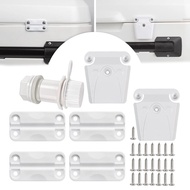 [PENGGONG] Cooler Hinges And Latches Replacement Kit With Drain Plug And Screws Compatible With Iglo