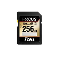 TCELL FOCUS Taiwan SD Card 256GB A2 SDXC UHS-I Memory Card U3 V30 High Speed 4K UHD & Full HD Video