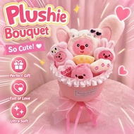 Capybara Lotso Loopy Plushie Bouquet Cute Doll Flower Gift for Girls Bestie Birthday Valentine