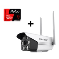 กล้องวงจรปิด 360 wifi แอฟV380 Pro กล้องวงจรปิด outdoor CCTV สีเต็ม กันฝนและฟ้าผ่า ไฟLED 6 ดวง ดูทางไ