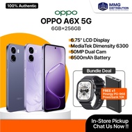 OPPO A6x 5G / 4G | 6+256GB / 4+256GB/128GB Smartphone | Dimensity 6300 Chipset | 6500mAh Large Batte