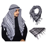 Arafat Arabian Arabic Scarf Shawl Keffiyeh Shemagh Desret Palestine + Igal Agal Set Unisex Tradition