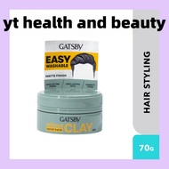 GATSBY REFINED CLAY SOLID HOLD 70G