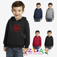 Arsenal Football Sweater Hoodie Jacket for Children by Zalfa Kids