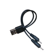 DC 2.0mm USB Dual Plugs Charger Cable Cord Compatible with HBQ i7 i7s,TWS Earbuds, LY04,Mini S530/S5