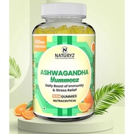 Ashwagandha 500mg Gummies with Vitamin D3 (Orange Flavour) 50 Gummies, Per Bottle