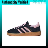 Adidas Originals HANDBALL SPEZIAL Suede Low top Skateboard Shoes Womens Pink Black IE5897