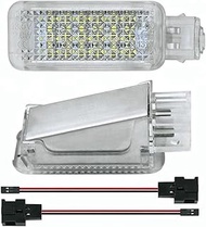 2Pcs LED Courtesy Footwell Trunk Light Golvebox Car Door Lamps, for Porsche, 987 997 911 958 Boxster