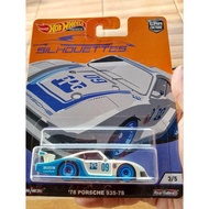 Diecast Model Hotwheels Premium Car Culture Silhouettes '78 Porsche 935