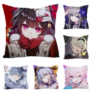 clu yu3 Honkai: Star Rail Plush Anime Pillowcase Sofa Cushion Case Plush Pillow Case Bed Pillow Room
