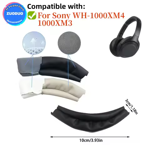 Replacement Cooling Gel Earpads For Sony WH-1000XM4 1000XM3 Headphone Headband