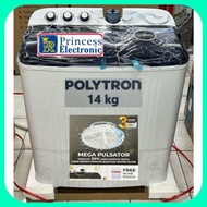 Ready! Mesin Cuci Polytron 2 Tabung 14 Kg