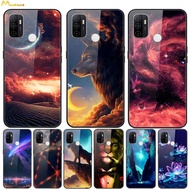 Case For OPPO A53 2020 Phone Cover Nano Soft Glass+Silicone
