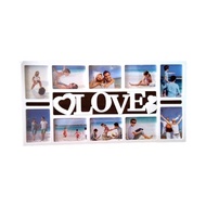 Love Motif Photo Frame Size 3R 4R Fancy Love Photo Frame 10 slots