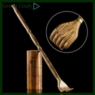 [Màu xanh lá cây Cindy] 1PC bằng gỗ Gậy gãi lưng gỗ trở lại scraper scratching Massager massage cơ t