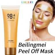 1/2pcs Bei Lingmei 98.4 Gold Peel Off Mask Face Tear Off Mask Deep Clean T Zone Nose Long Lasting Mo