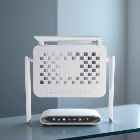 OPTFOCUS WIFI6 GPON ONU 4GE 1TEL AX3000M Brand New Original ONT APC UPC Compatible with All Brands o