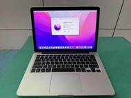 Macbook Pro 13吋二手良品筆電 i5 2.7G/8G/500G/Monterey/2016/A1502