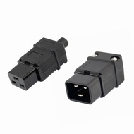 C19 Plug Detachable Connector Female Plug PDU Dedicated Connector UPS Pin Character 16A Three Horizo