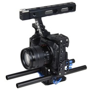 全城熱賣 - PULUZ 適用於索尼A7系列， 松下 Lumix DMC-GH4 兔籠 相機手持穩定器 (顏色：藍色)