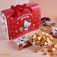 【翠菓子】HELLO KITTY X 泰迪小熊 綜合米菓-限定禮盒 14入/盒，3盒組，(航空綜合米菓)(過年/禮盒/送禮)