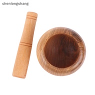 chenlongshang 1Set  Mortar And Pestle Set  Spice Pepper Crusher Bowl Pestle Mortar Tools Grinder Garlic Mixing Bowl Kitchen Tool EN