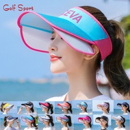 ♙㍿✴ Golf hat women's sun protection quick-drying large brim outdoor sun hat anti-UV sun hat face-covering cycling hat