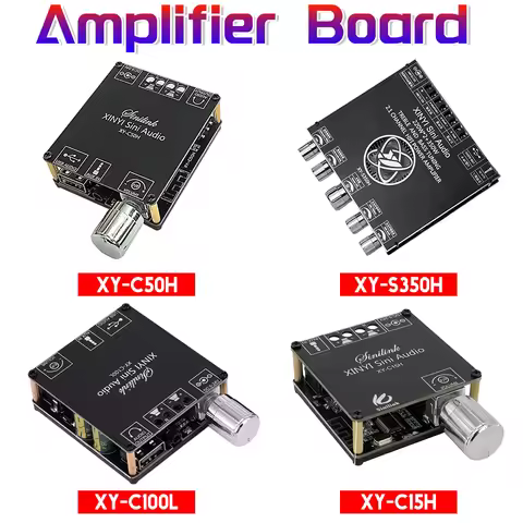 XY-S350H Subwoofer App Control Amplifier 220Wx2+350W 2.1 Dual Channel Audio Stereo Equalizer Amp Wir