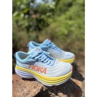 X0OO I7HL HOKA Bondi 8 Running Shoes for Men and Women, Casual Sneakers, Lightweight, Mesh Shoes, Gy