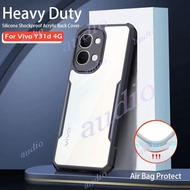 Vivo Y31d 4G Anti Drop Transparent Armor Acrylic Shockproof Protect Back Cover For vivo Y31d y31d Vi