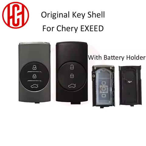 Original Remote Car Key Shell Case 3 Buttons With Battery Holder for Chery EXEED TX TXL LX Intellige