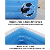 Special Children's Swimming Pool / Ball Pool Inflatable Pool 1.2 meters + Plot pump 2 Ring Baby SPA 