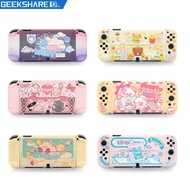 GeekShare Nintendo Switch OLED Hard Case Cute Detachable Protective Case Switch oled Joy-Con Controller Cover Case